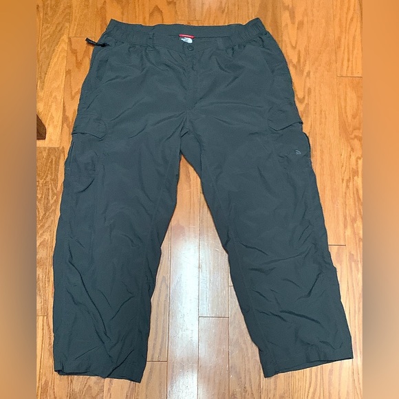 Men’s XL The North Face Dark Grey Nylon Packable Lightweight Hiking Cargo Pants - Picture 4 of 16